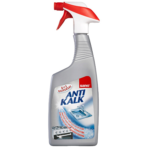 SANO Средство 4 в 1 AntiKalk для очистки от накипи жира грязи и ржавчины 700 suprim средство против накипи 750