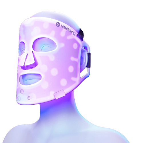 YAMAGUCHI Светодиодная силиконовая маска для лица LED Light Therapy Mask readyskin ультразвуковой аппарат для вибромассажа лица neoskin микротоки светотерапия ионофорез