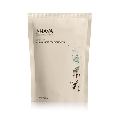 AHAVA Deadsea Salt Натуральная соль для ванны 250.0 соль для ванны расслабляющая с лавандой чабрецом и хмелем max bath salt