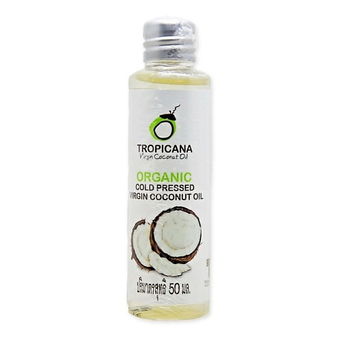 TROPICANA Кокосовое масло первого отжима 50 универсальное кокосовое масло huile de coco масло 200мл