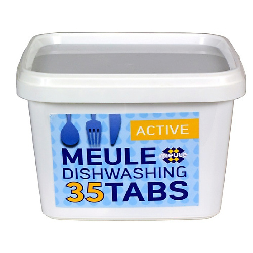 MEULE Таблетки для посудомоечной машины АКТИВ! 35 antabax таблетки для посудомоечной машины бирюза 50