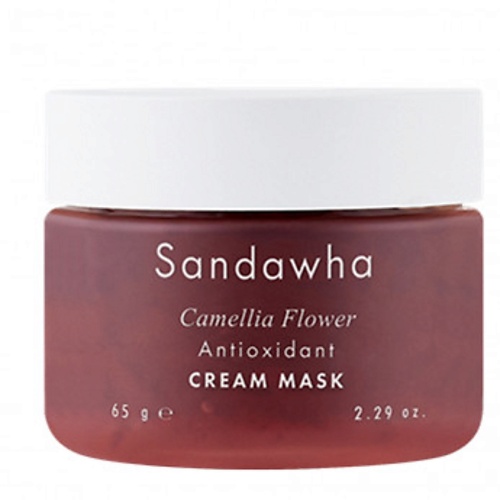 SANDAWHA Крем-маска антиоксидантная на основе экстракта цветка камелии японской 65 sandawha маска для лица успокаивающая на основе экстракта календулы 20