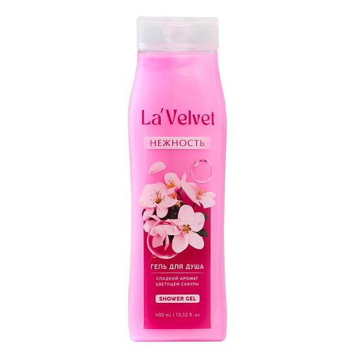 BEAUTY FOX Гель для душа La'Velvet Нежность, сладкий аромат цветущей сакуры 400 флоринда мыло небесный аромат 100г