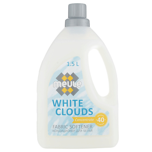 MEULE Кондиционер для белья концентрат Белые облака концентрированный 1500 sandokkaebi концентрированный кондиционер для белья soft aroma фрезия 1300