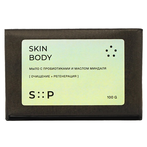 S::P Мыло с пробиотиками и маслом миндаля  SkinBody 100 антибактериальное жидкое мыло biomio bio soap с маслом чайного дерева 300 мл