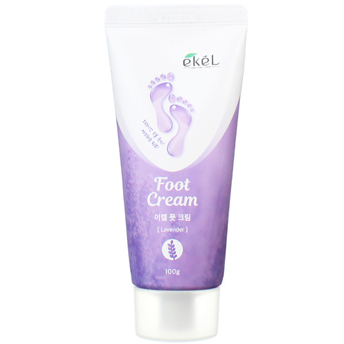 EKEL Крем для ног с Лавандой Смягчающий Foot Cream Lavender 100 солнцезащитный крем ekel с улиточным муцином spf 50 pa 70 мл