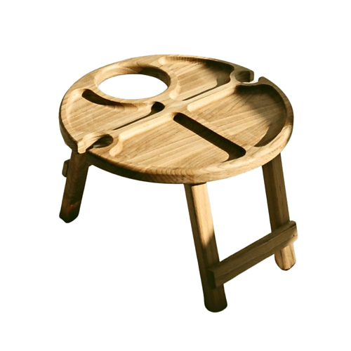 PANWORK Складной винный столик с менажницей береза 15.0 daswerk винный столик с подставкой das haus bamboo