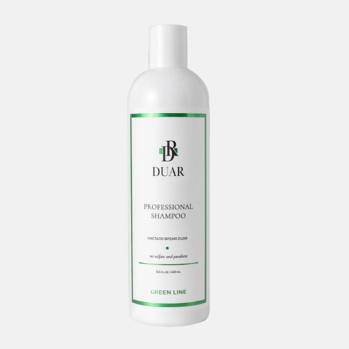 Шампунь для волос DUAR Укрепляющий шампунь для ослабленных и поврежденных волос Green Line