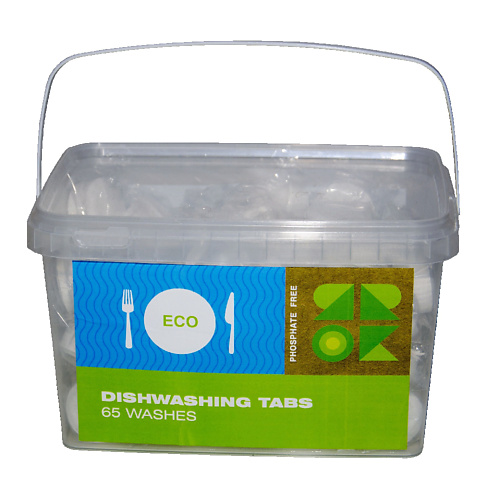ЯROK Таблетки для посудомоечных машин ЭКО бесфосфатные 65 synergetic биоразлагаемые бесфосфатные таблетки для посудомоечных машин ultra power 100