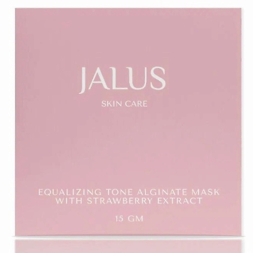 JALUS Альгинатная маска выравнивающая тон с экстрактом клубники 15 альгинатная маска с витамином с лифтинг и сияние
