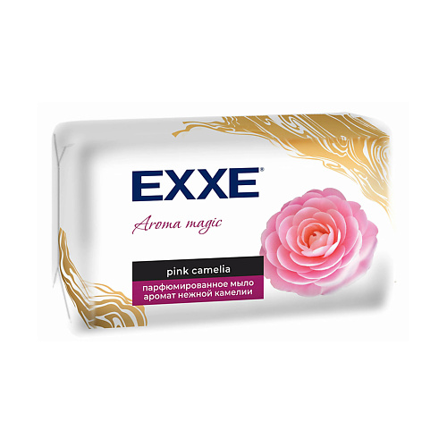 EXXE Туалетное мыло Aroma Magic, нежная камелия 140 мыло exxe макадамия и олива 4 шт 70 г косметическое