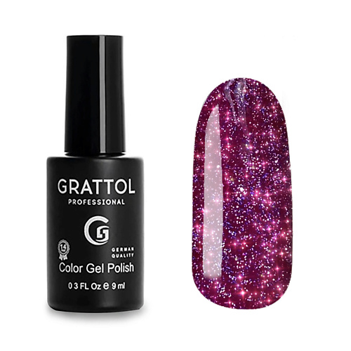 GRATTOL Гель лак светоотражающий Bright Star гель для душа economical packaging парфюмерный bright crystal женский 550мл