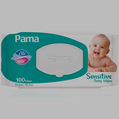 PAMA Влажные салфетки детские 100 aqa baby средство для мытья всех поверхностей в детской комнате с антибактериальным эффектом 500