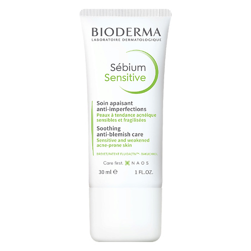 BIODERMA Увлажняющий, успокаивающий Сенситив крем для проблемной кожи лица Sebium 30 космос сенситив пластырь для чувствительной кожи 1 9х7 2см 20
