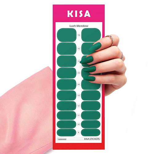 KISA.STICKERS Пленки для маникюра Lush Meadow kisa stickers пленки для педикюра pink gradient
