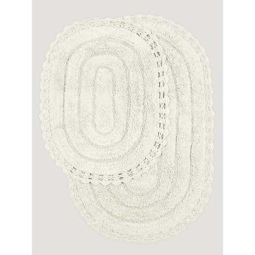 KARNA Набор ковриков для ванной кружевной YANA karna коврик для ванной кружевной yana 50x70