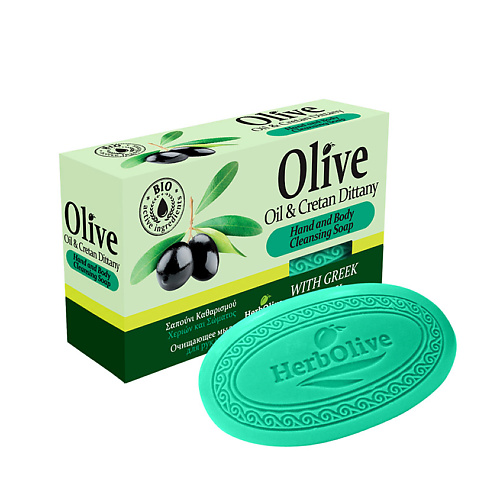HERBOLIVE Оливковое мыло с диктамосом (критская душица) 85 herbolive оливковое мыло с экстрактом граната 85