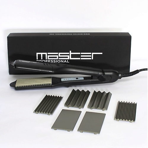 MASTER Выпрямитель для волос MP-128, со сменными насадками конструктор винтовой минивен с отвёрткой и насадками 52 детали