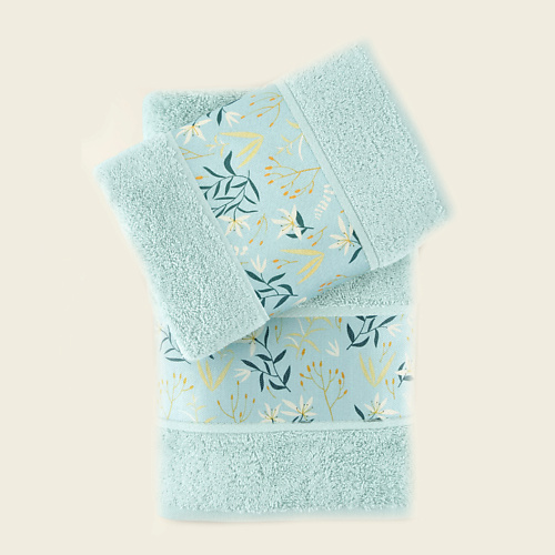 KARNA Комплект махровых полотенец JASMIN комплект махровых салфеток togas пуатье голубой 30х30 см