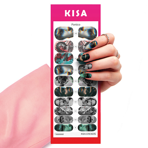 KISA.STICKERS Пленки для маникюра Portico kisa stickers пленки для маникюра violet gradient