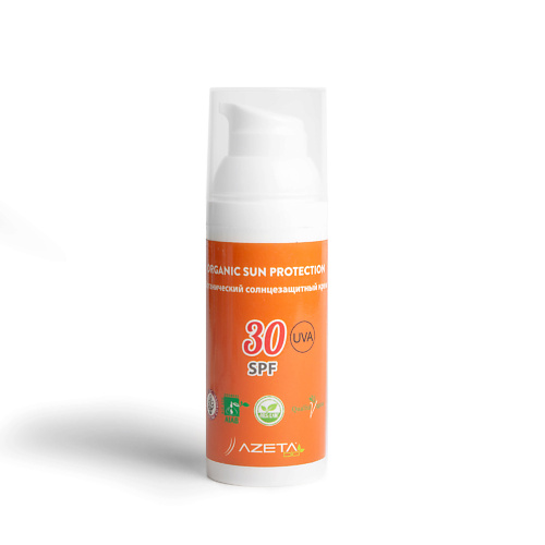 AZETABIO Органический солнцезащитный крем SPF30 50 крем экран высокой степени защиты sunscreen spf 50 kt18032 50 мл