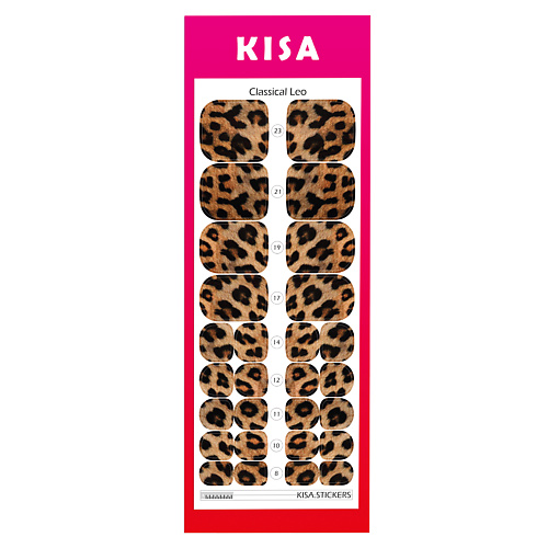 KISA.STICKERS Пленки для педикюра Classical Leo kisa stickers пленки для маникюра pure white