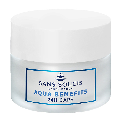 Крем для лица SANS SOUCIS BADEN·BADEN Крем увлажняющий Aqua Benefits для 24-часового ухода