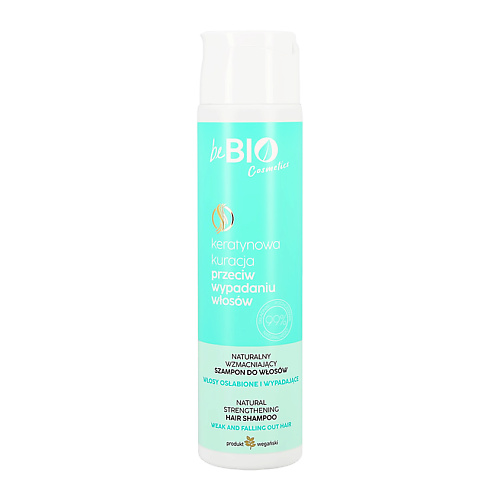 BEBIO Шампунь для волос с биотином и растительным кератином укрепляющий 300 bebio шампунь для волос с биотином и растительным кератином укрепляющий 300