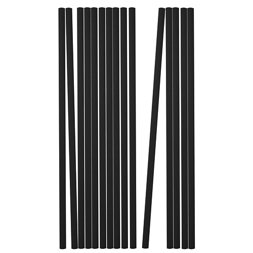 VENEW Длинные палочки для диффузора фибровые черные 15 длинные бигуди flex серые 254 мм 19 мм