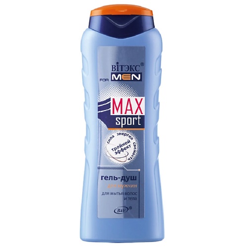 ВИТЭКС Гель-душ для волос и тела FOR MEN MAX Sport 400