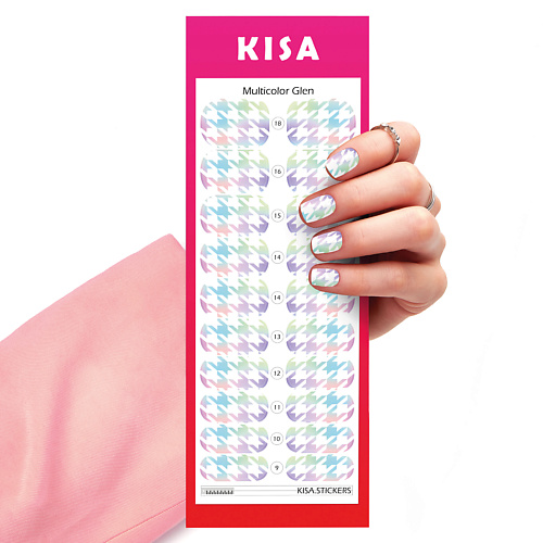 KISA.STICKERS Пленки для маникюра Multicolour Glen kisa stickers пленки для педикюра basil