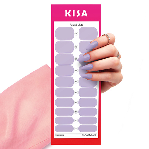 KISA.STICKERS Пленки для маникюра Pastel Lilac kisa stickers пленки для педикюра snow leo