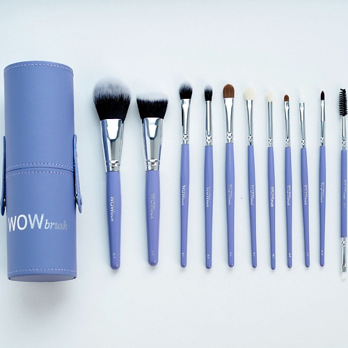 WOWBRUSH Набор кистей для макияжа набор из помады 3 и карандаша для губ 12