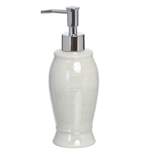 VANSTORE Дозатор для жидкого мыла Pearl набор для ванной 4 предмета spe16922 1 белоснежный стакан подставка для зубных щеток дозатор для мыла мыльница y8 2736