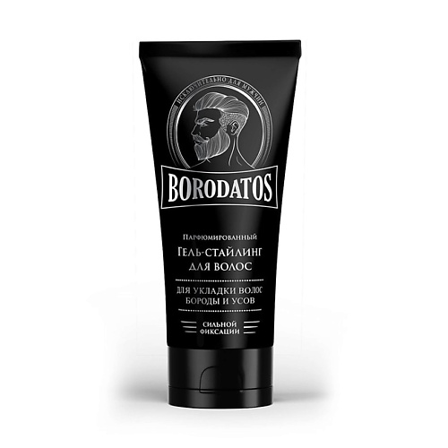 BORODATOS Парфюмированный Гель-стайлинг для волос сильной фиксации 75.0 парфюмированный дезодорант антиперспирант borodatos роликовый мандарин