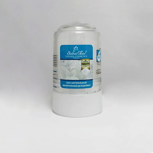 Дезодорант-кристалл SABAI THAI AUTHENTIC THAI SPA Минеральный дезодорант без запаха зубная паста sabai thai кокос 4 шт по 25 г