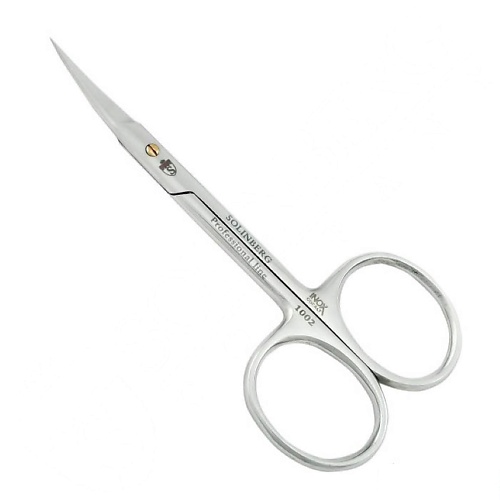SOLINBERG Ножницы маникюрные, ручная заточка, для кожи nippon nippers инструмент косметологический игла ручная заточка длина 120 мм