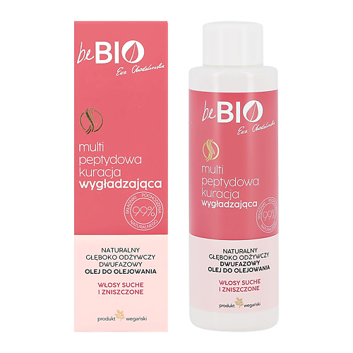 фото Bebio масло для волос с биопептидами питательное 100