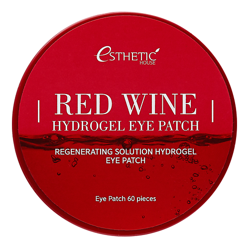 ESTHETIC HOUSE Гидрогелевые патчи для глаз красное вино Red Wine Hydrogel EyePatch 60