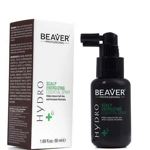 BEAVER Спрей против выпадения волос на основе эфирных масел тонизирующий 50.0 тонизирующий шампунь для волос с охлаждающим эффектом alpha homme pro