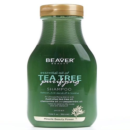 фото Beaver шампунь с маслом чайного дерева 350