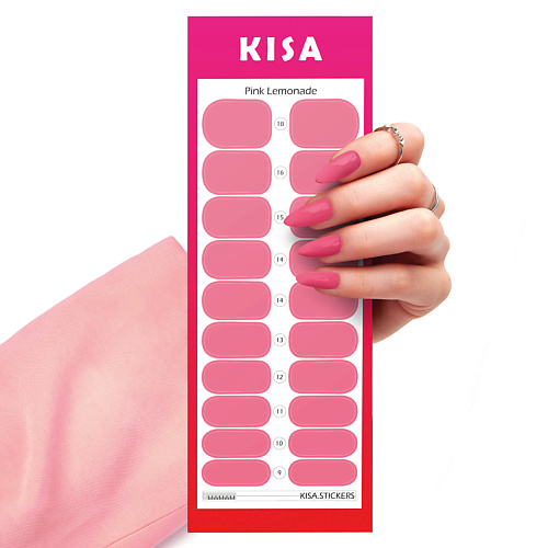 KISA.STICKERS Пленки для маникюра Pink Lemonade kisa stickers пленки для педикюра basil