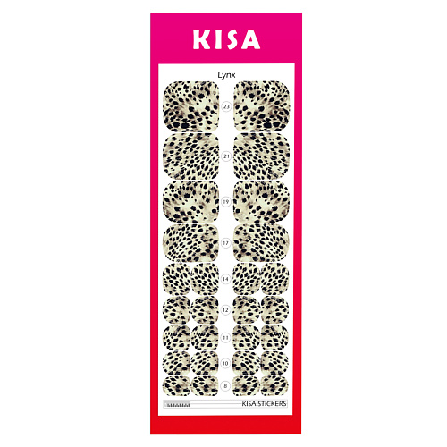 KISA.STICKERS Пленки для педикюра Lynx kisa stickers пленки для педикюра pink croco
