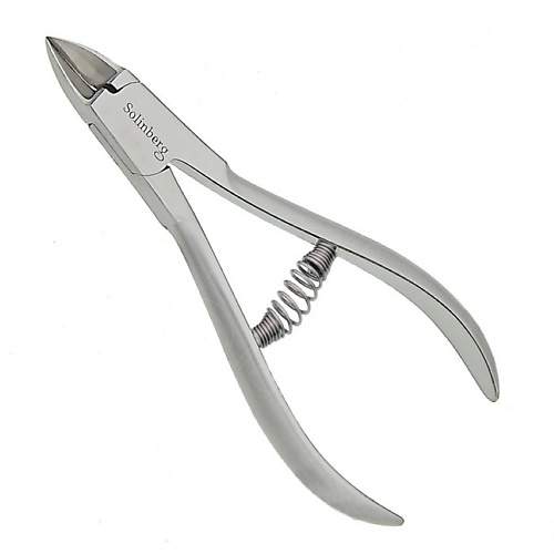SOLINBERG Кусачки для ногтей, ручная заточка, спиральная пружина nippon nippers инструмент косметологический игла ручная заточка длина 120 мм