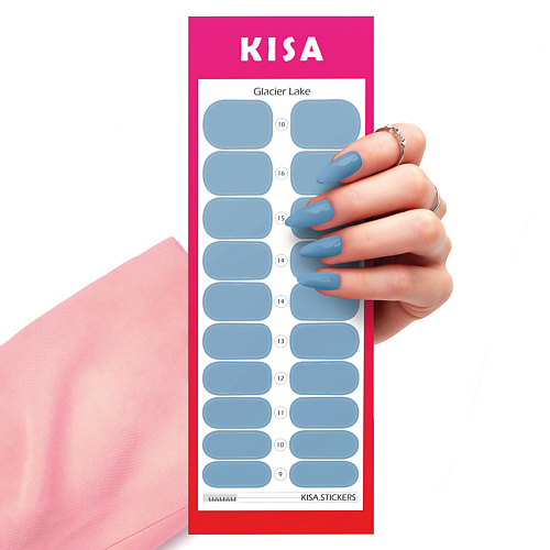 KISA.STICKERS Пленки для маникюра Glasier Lake kisa stickers пленки для педикюра pink gradient