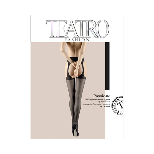 TEATRO Женские чулки Passione Nero teatro женские колготки teatro talia nero 100 den