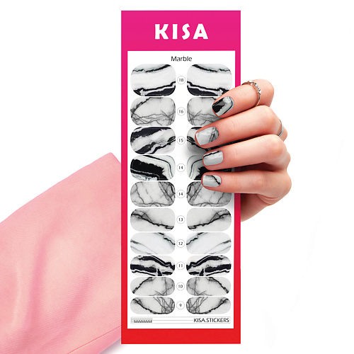 KISA.STICKERS Пленки для маникюра Marble kisa stickers пленки для маникюра pink fire