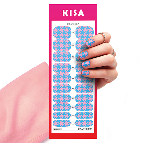 KISA.STICKERS Пленки для маникюра Blue Glen kisa stickers пленки для маникюра tie dye hearts
