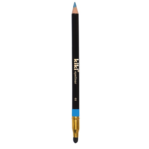 KIKI Карандаш для глаз EYELINER с аппликатором для растушевки мягкий карандаш для глаз kohl eyeliner pencil pe10 08 aqua green 0 12 г