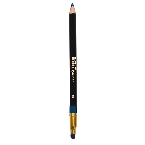 KIKI Карандаш для глаз EYELINER с аппликатором для растушевки мягкий карандаш для глаз kohl eyeliner pencil pe10 08 aqua green 0 12 г